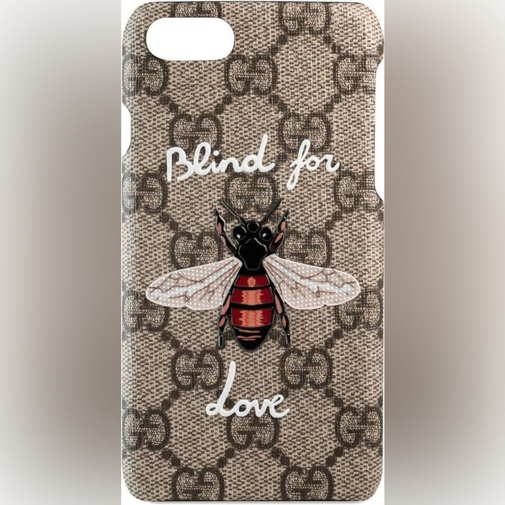 New authentic Gucci Iphone 7/8 phone case 208/016